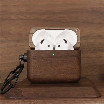 Ahşap Airpods 4 Kılıf
